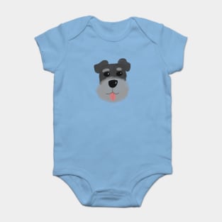 Schnauzer Baby Bodysuit